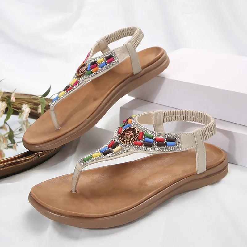 Sandália Rasteirinha Glamour