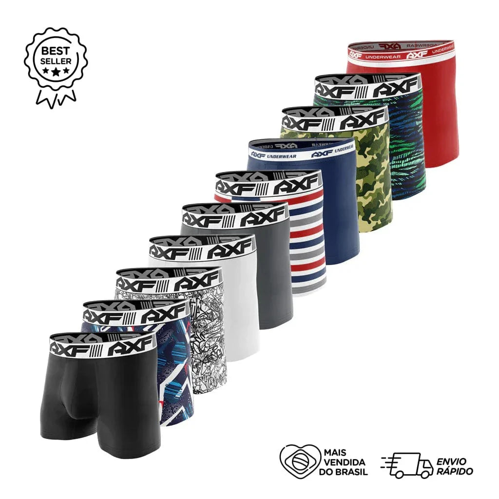 Kit 5 Cuecas Microfibra Premium