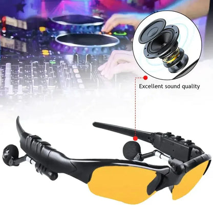 Óculos de áudio bluetooth inteligentes esportes ao ar livre ciclismo som surround